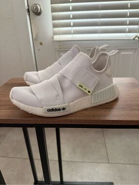 adidas White NMD Slip-On Sneakers